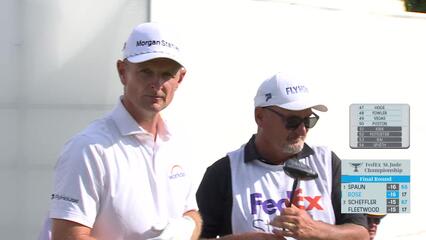 Justin Rose | Round 4 | 18th hole | Shot 1 | 2025 FedEx St. Jude