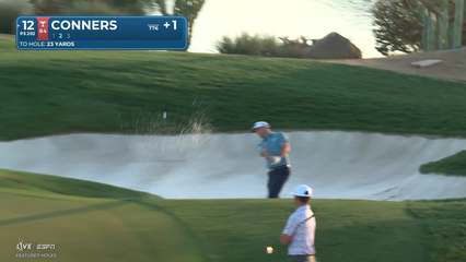Corey Conners | Round 2 | 12th hole | Shot 2 | 2026 WM Phoenix Open