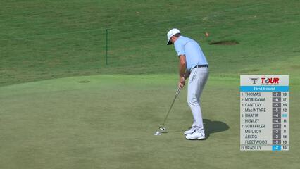 Keegan Bradley | Round 1 | 16th hole | Shot 4 | 2025 TOUR Championship