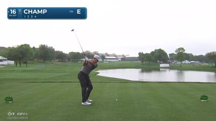 Cameron Champ | Round 1 | 16th hole | Shot 1 | 2025 THE CJ CUP