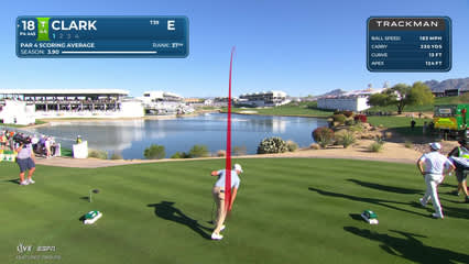 Wyndham Clark | Round 1 | 18th hole | Shot 1 | 2026 WM Phoenix Open