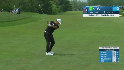 Kevin Yu | Round 4 | 1st hole | Shot 2 | 2025 RBC Canadian