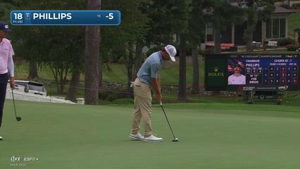 Chandler Phillips | Round 1 | 18th hole | Shot 4 | 2025 Wyndham