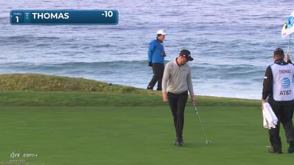 Justin Thomas | Round 4 | 10th hole | Shot 5 | 2025 AT&T Pebble Beach