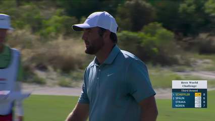 Scottie Scheffler | Round 3 | 8th hole | Shot 4 | 2025 Hero World Challenge
