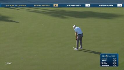 Brian Campbell | Round 2 | 5th hole | Shot 4 | 2025 THE PLAYERS