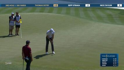 Thomas Detry | Round 1 | 3rd hole | Shot 4 | 2025 THE PLAYERS