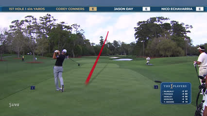 Corey Conners | Round 1 | 1st hole | Shot 1 | 2026 THE PLAYERS