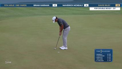 Davis Riley | Round 1 | 11th hole | Shot 7 | 2026 THE PLAYERS