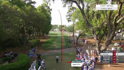 Andrew Novak | Round 4 | 16th hole | Shot 1 | 2025 RBC Heritage