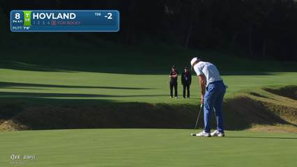 Viktor Hovland | Round 3 | 8th hole | Shot 5 | 2026 The Genesis