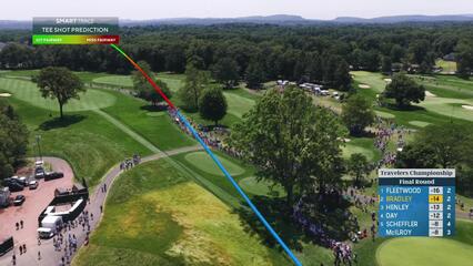 Keegan Bradley | Round 4 | 3rd hole | Shot 1 | 2025 Travelers