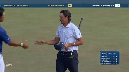 Rickie Fowler | Round 3 | 18th hole | Shot 4 | 2026 THE PLAYERS