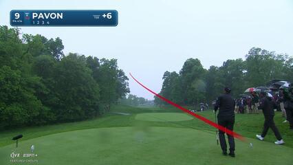 Matthieu Pavon | Round 2 | 9th hole | Shot 1 | 2025 the Memorial