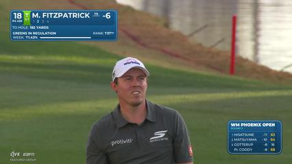 Matt Fitzpatrick | Round 2 | 18th hole | Shot 2 | 2026 WM Phoenix Open