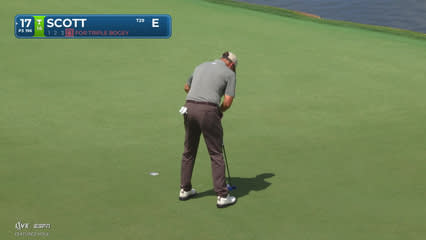Adam Scott | Round 1 | 17th hole | Shot 6 | 2026 Truist Championship