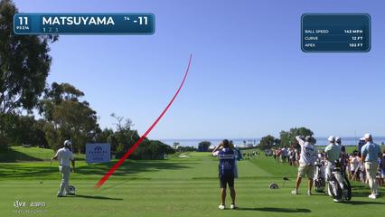 Hideki Matsuyama | Round 3 | 11th hole | Shot 1 | 2026 Farmers