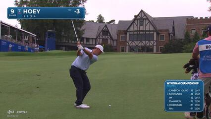 Rico Hoey | Round 3 | 9th hole | Shot 2 | 2025 Wyndham
