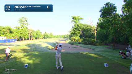 Andrew Novak | Round 1 | 10th hole | Shot 1 | 2026 Zurich Classic