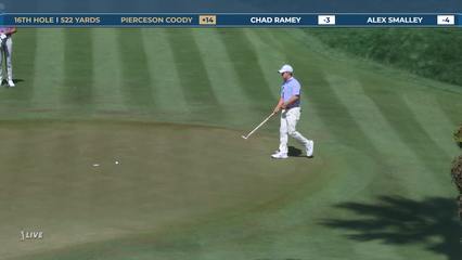 Pierceson Coody | Round 2 | 16th hole | Shot 6 | 2026 THE PLAYERS