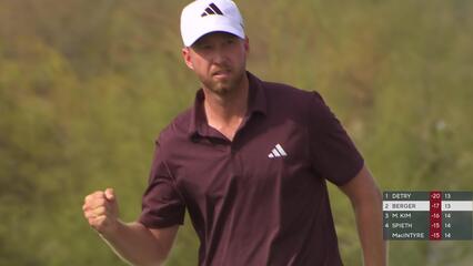 Daniel Berger | Round 4 | 14th hole | Shot 4 | 2025 WM Phoenix Open