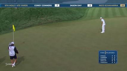 Nico Echavarria | Round 2 | 5th hole | Shot 4 | 2026 THE PLAYERS