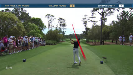 William Mouw | Round 3 | 4th hole | Shot 1 | 2026 THE PLAYERS
