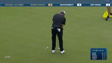 Patrick Cantlay | Round 4 | 6th hole | Shot 4 | 2025 THE PLAYERS