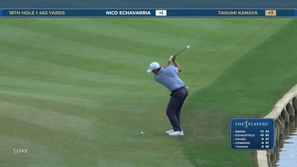 Takumi Kanaya | Round 3 | 18th hole | Shot 4 | 2026 THE PLAYERS