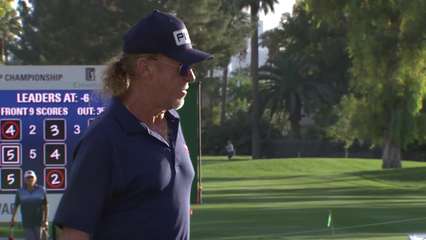 Miguel Angel Jiménez | Round 1 | 17th hole | Shot 4 | 2025 Charles Schwab