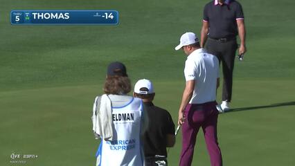 Justin Thomas | Round 3 | 5th hole | Shot 4 | 2025 The American Express