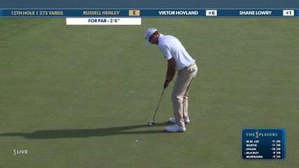 Russell Henley | Round 2 | 12th hole | Shot 4 | 2025 THE PLAYERS