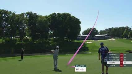 Kristoffer Reitan | Round 4 | 15th hole | Shot 2 | 2026 Truist Championship