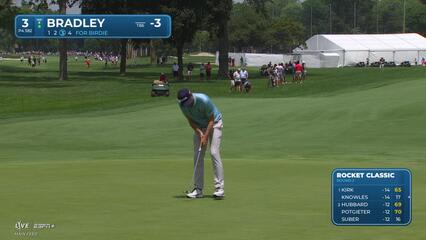 Keegan Bradley | Round 2 | 3rd hole | Shot 3 | 2025 Rocket Classic