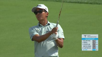 Michael Kim | Round 2 | 18th hole | Shot 2 | 2025 BMW Championship