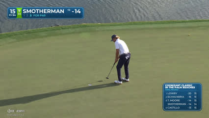 Austin Smotherman | Round 4 | 15th hole | Shot 3 | 2026 Cognizant Classic