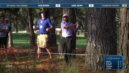 Cameron Young | Round 2 | 1st hole | Shot 2 | 2025 THE PLAYERS