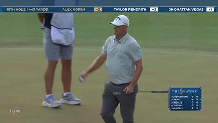 Alex Noren | Round 1 | 18th hole | Shot 3 | 2026 THE PLAYERS