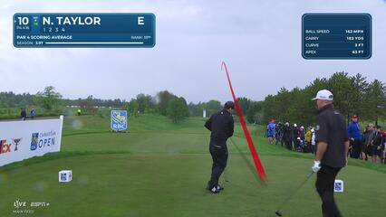 Nick Taylor | Round 1 | 10th hole | Shot 1 | 2025 RBC Canadian