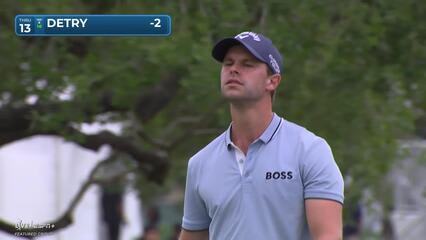 Thomas Detry | Round 1 | 13th hole | Shot 4 | 2025 Houston Open
