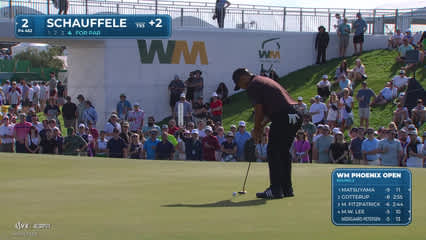 Xander Schauffele | Round 2 | 2nd hole | Shot 4 | 2026 WM Phoenix Open