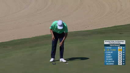 Carson Young | Round 3 | 13th hole | Shot 5 | 2025 World Wide Technology