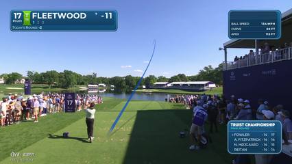 Tommy Fleetwood | Round 4 | 17th hole | Shot 1 | 2026 Truist Championship