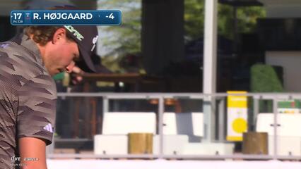 Rasmus Højgaard | Round 1 | 17th hole | Shot 4 | 2025 WM Phoenix Open