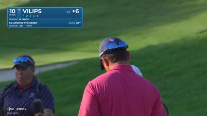 Karl Vilips | Round 2 | 10th hole | Shot 3 | 2025 John Deere