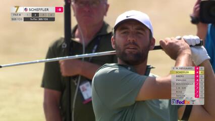 Scottie Scheffler | Round 4 | 7th hole | Shot 2 | 2025 Genesis Scottish Open
