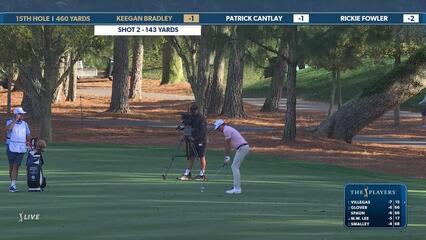Keegan Bradley | Round 1 | 15th hole | Shot 2 | 2025 THE PLAYERS