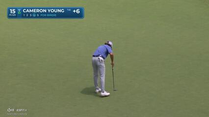 Cameron Young | Round 3 | 15th hole | Shot 4 | 2025 the Memorial