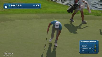 Jake Knapp | Round 1 | 16th hole | Shot 3 | 2025 Wyndham