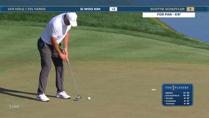 Scottie Scheffler | Round 3 | 4th hole | Shot 4 | 2026 THE PLAYERS